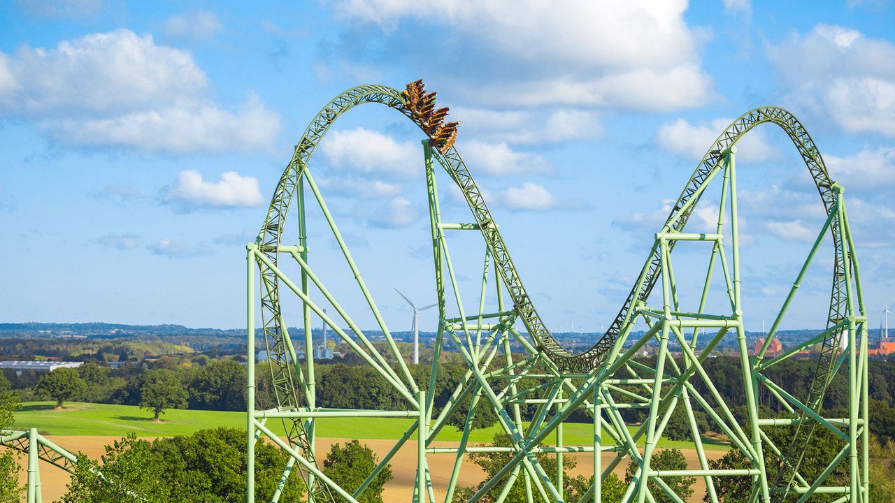 Achterbahn im Hansa-Park Sierksdorf
