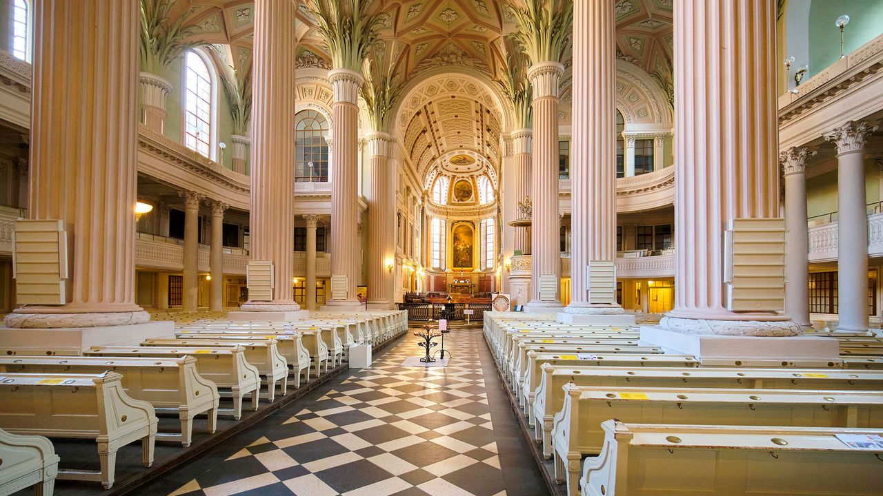 Nikolaikirche in Leipzig, Innenansicht
