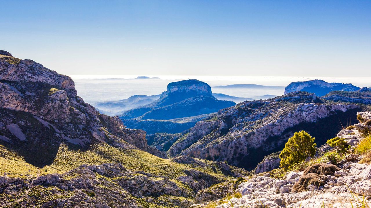 Tramuntana-Gebirge im Nordwesten der Insel Mallorca