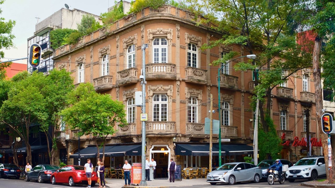 Stra&szlig;e in Mexico Citys Roma Norte