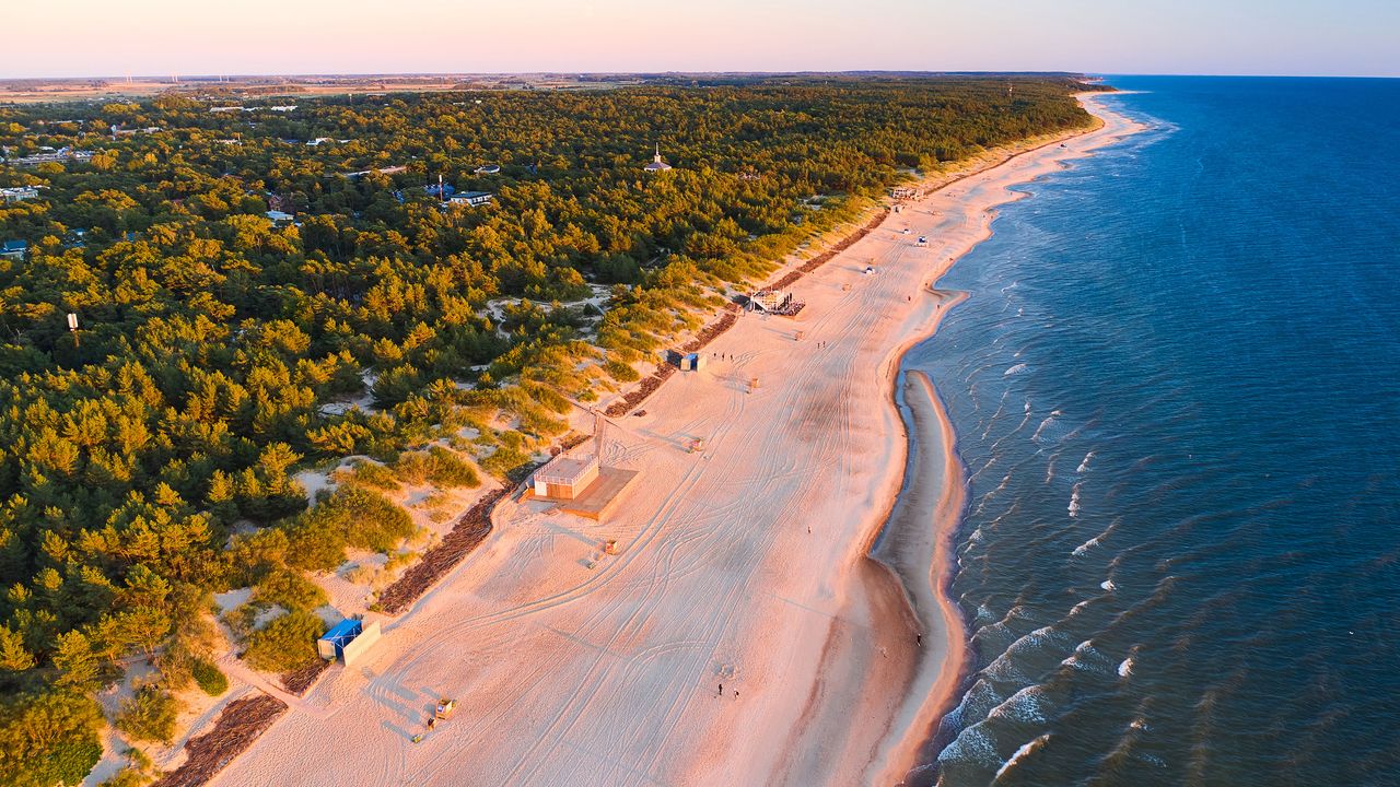 Strand bei Palanga in Litauen