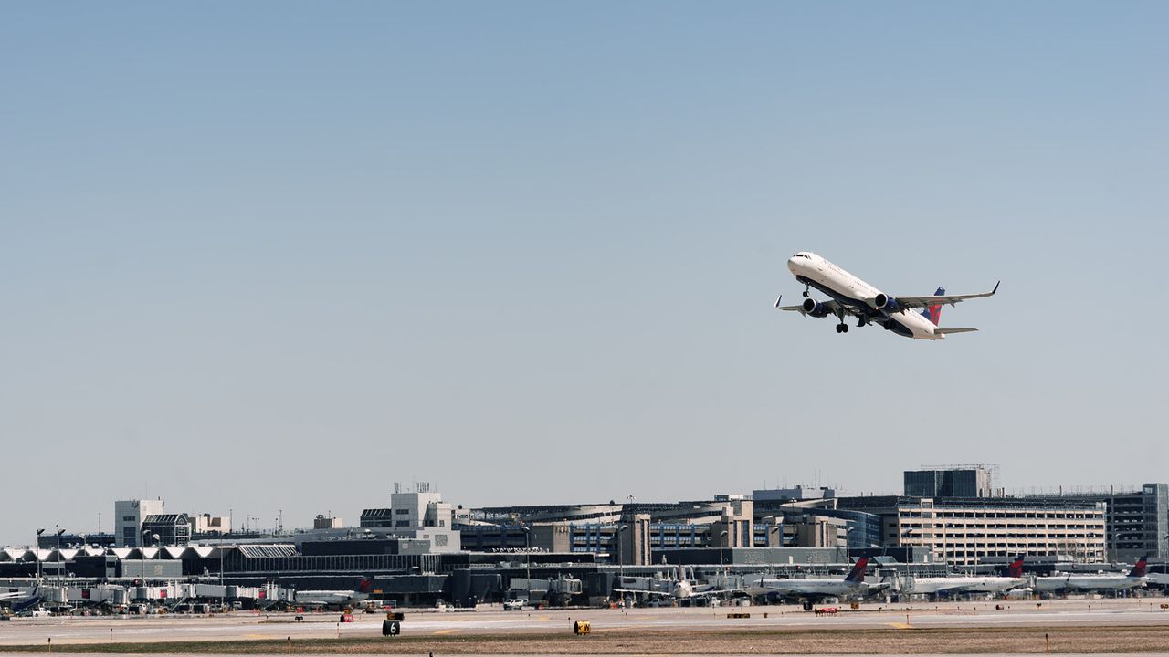 Flughafen Abflug