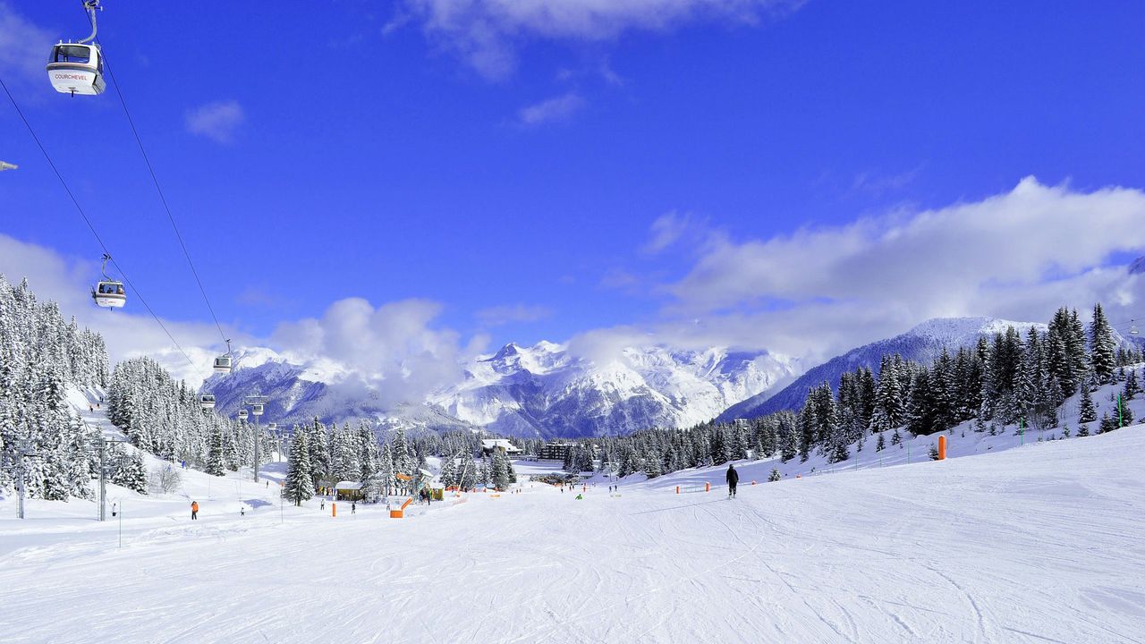 Courchevel, Wintersportort in Frankreich