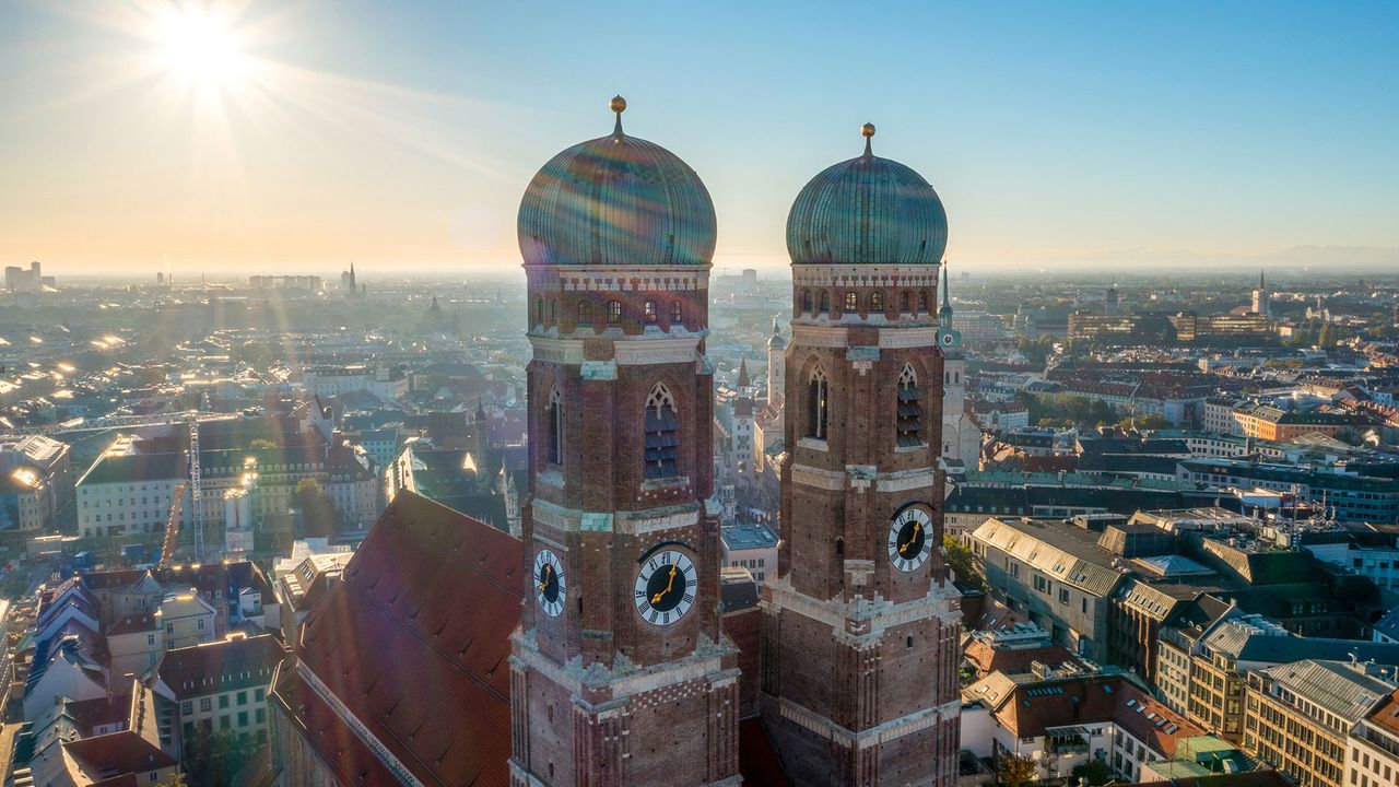 Luftaufnahme München Frauenkirche
