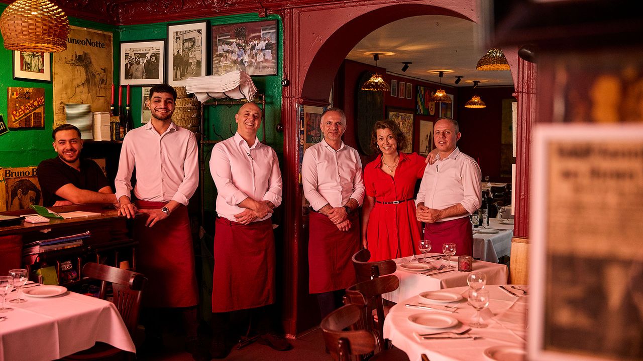 Franca Cuneo mit ihrem Team