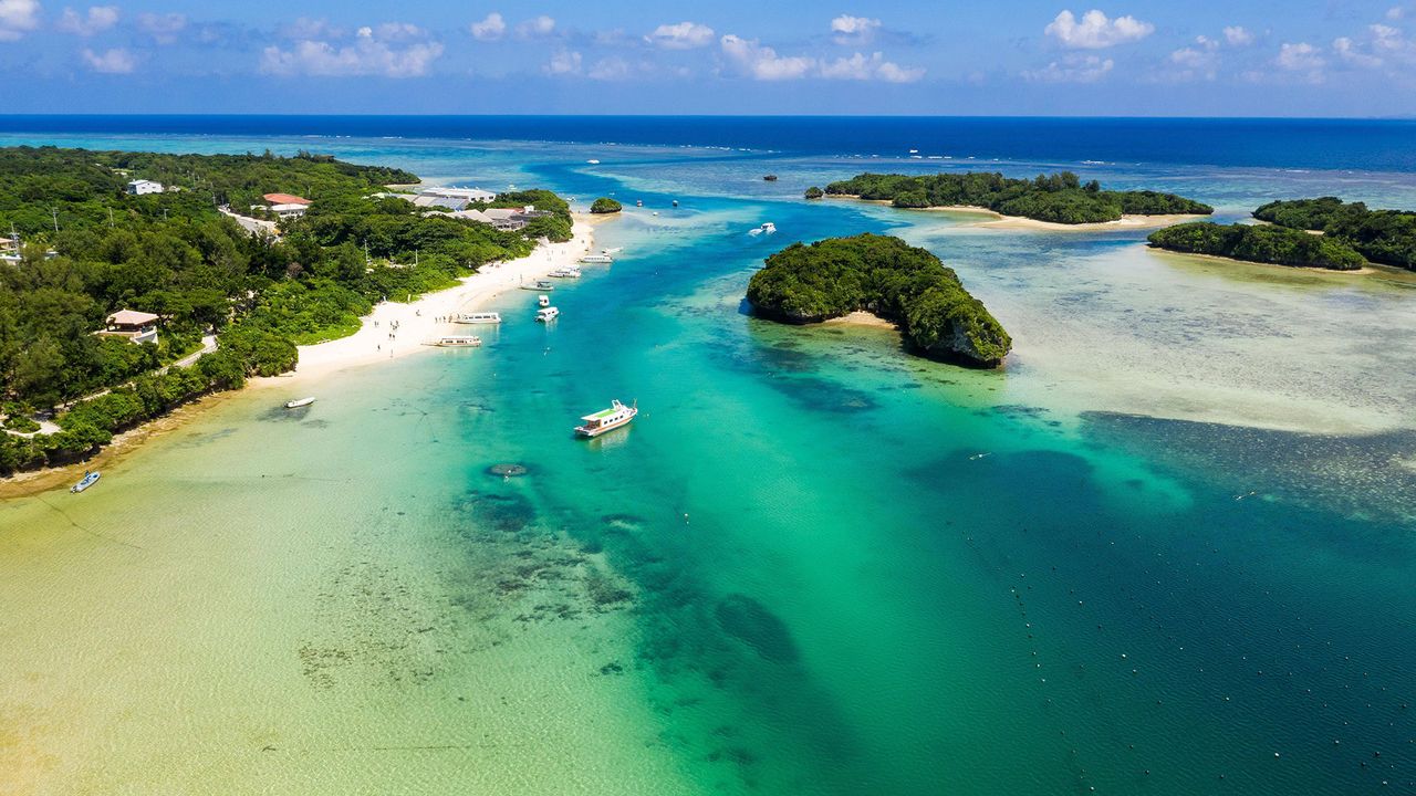 Okinawa-Inseln in Japan, Lagune auf Ishigaki