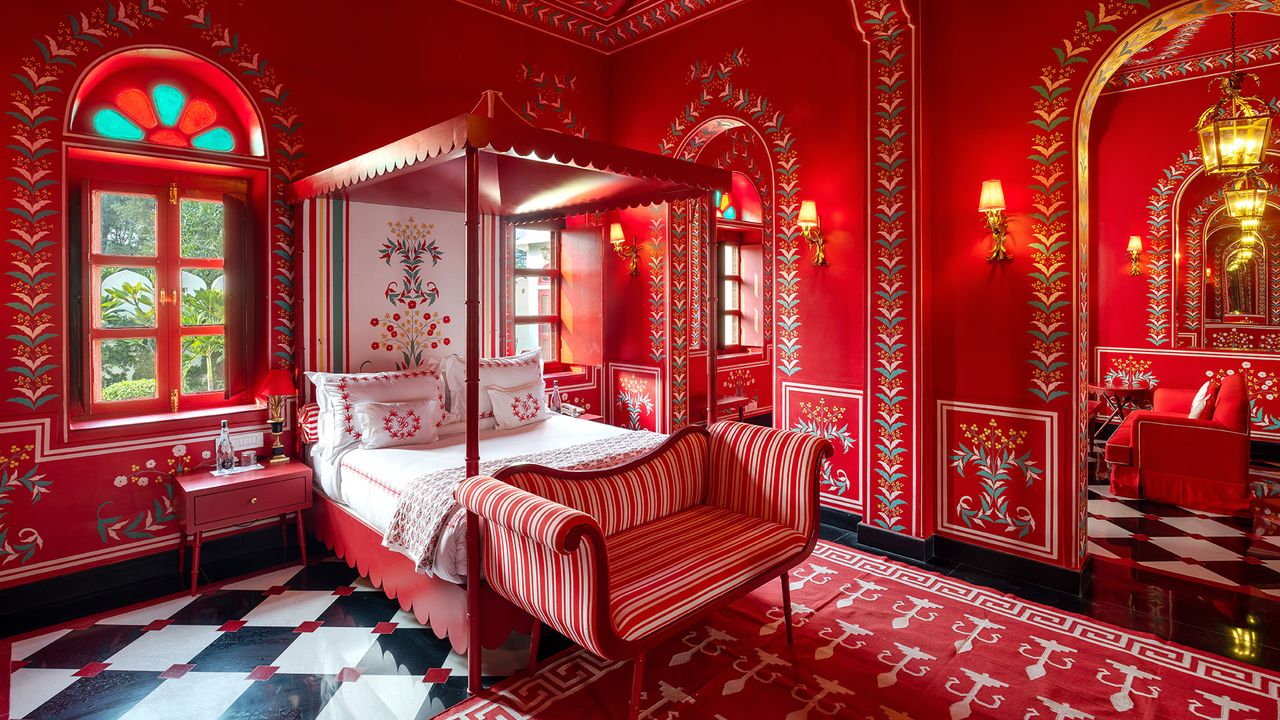 Suite in der Villa Palladio bei Jaipur