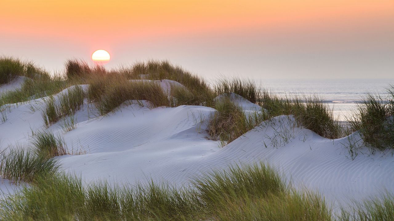 Sonnenuntergang auf der Nordseeinseln Baltrum