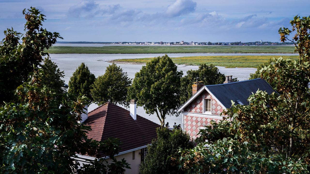 Blick von Le Crotoy auf die Baie de Somme in Frankreich
