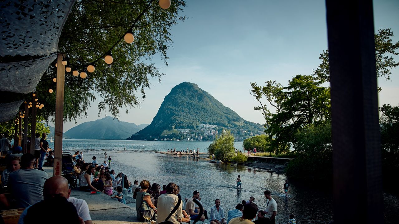 Lugano Marittima, Luganer See im Tessin