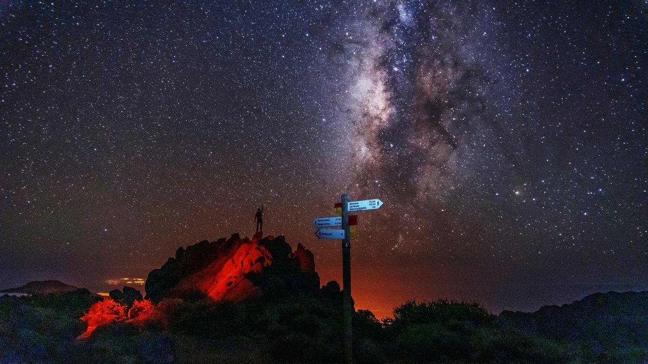 Sternenhimmel über La Palma