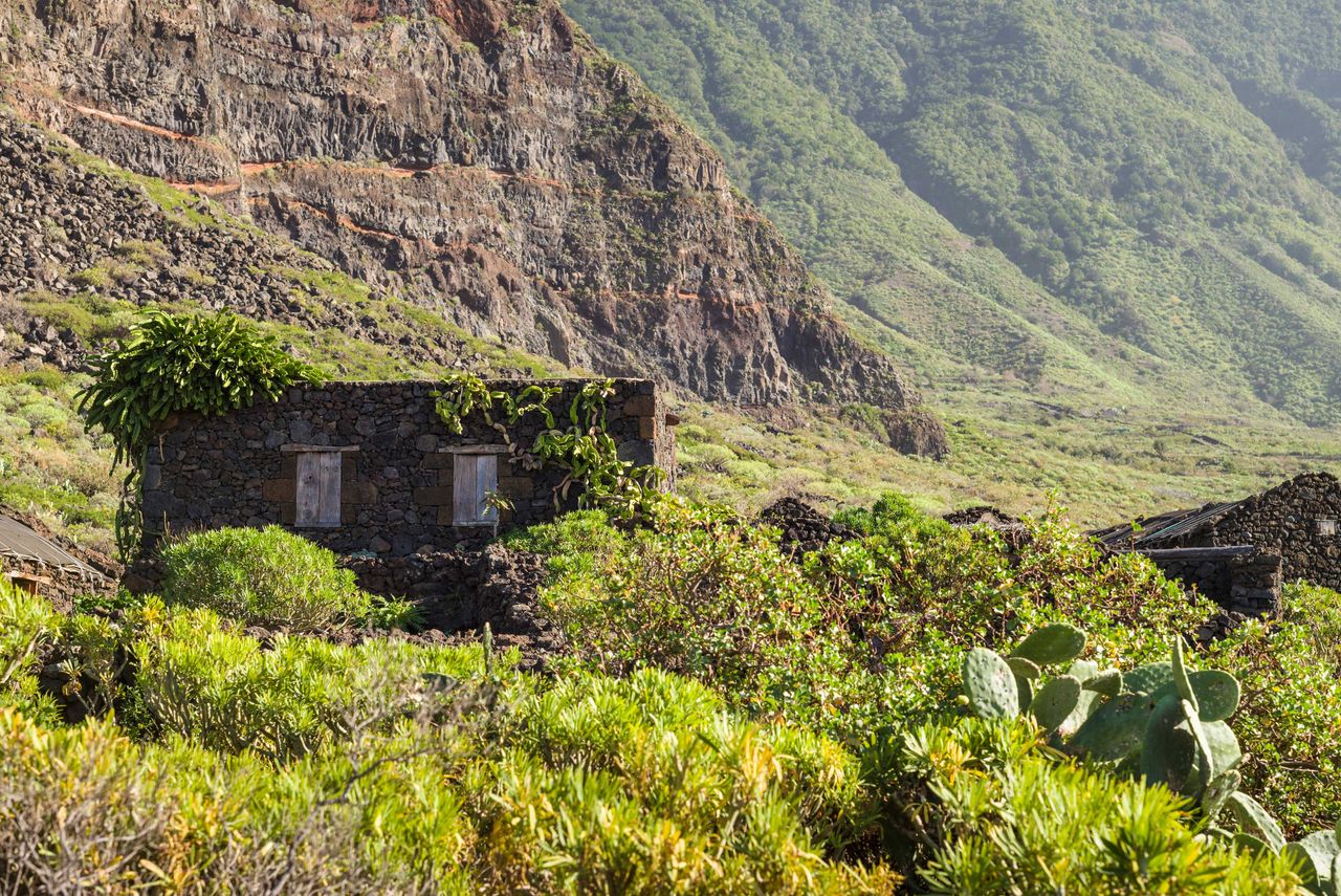 Muss für Kulturinteressierte: das Ecomuseo de Guinea auf El Hierro. Haus im Freiluftmuseum Ecomuseo de Guinea auf El Hierro