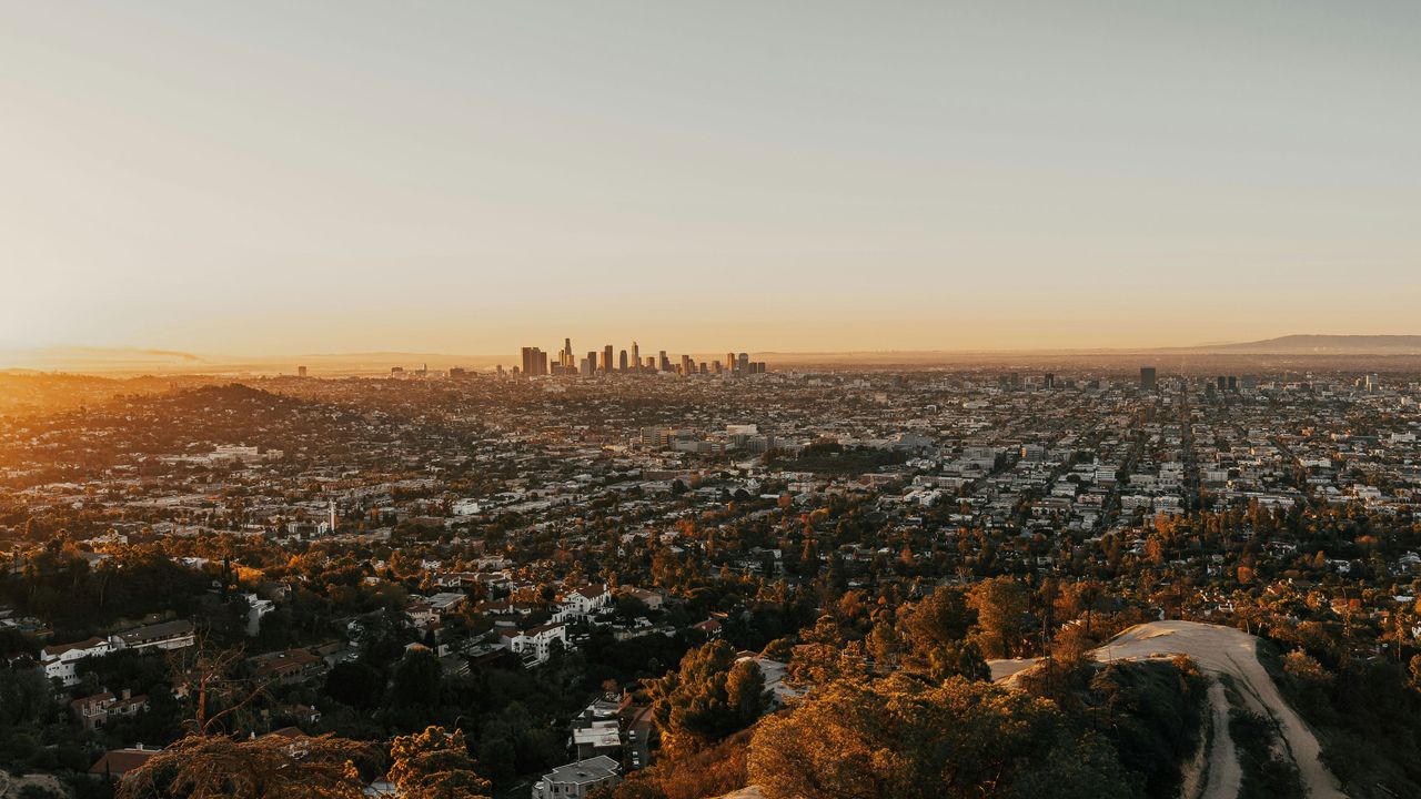 Blick auf Los Angeles vom Griffith Park