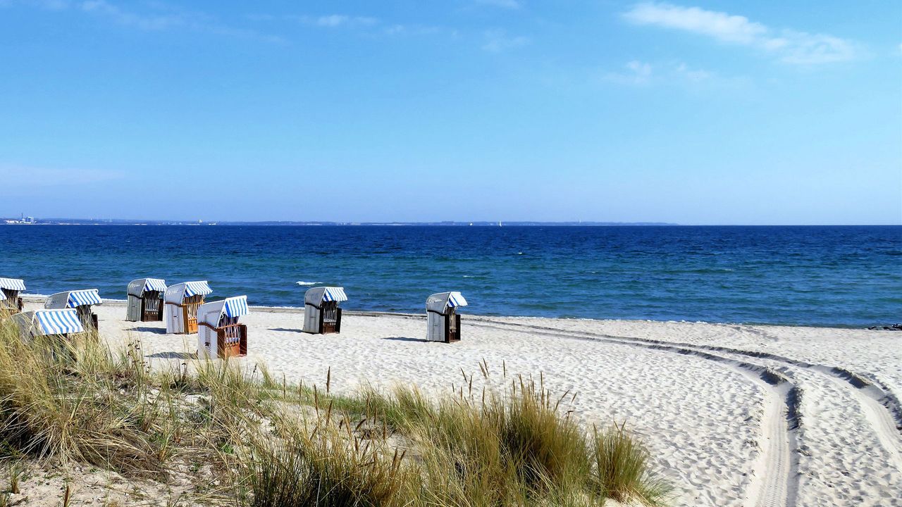 Timmendorfer Strand, Lübecker Bucht, Strandkörbe