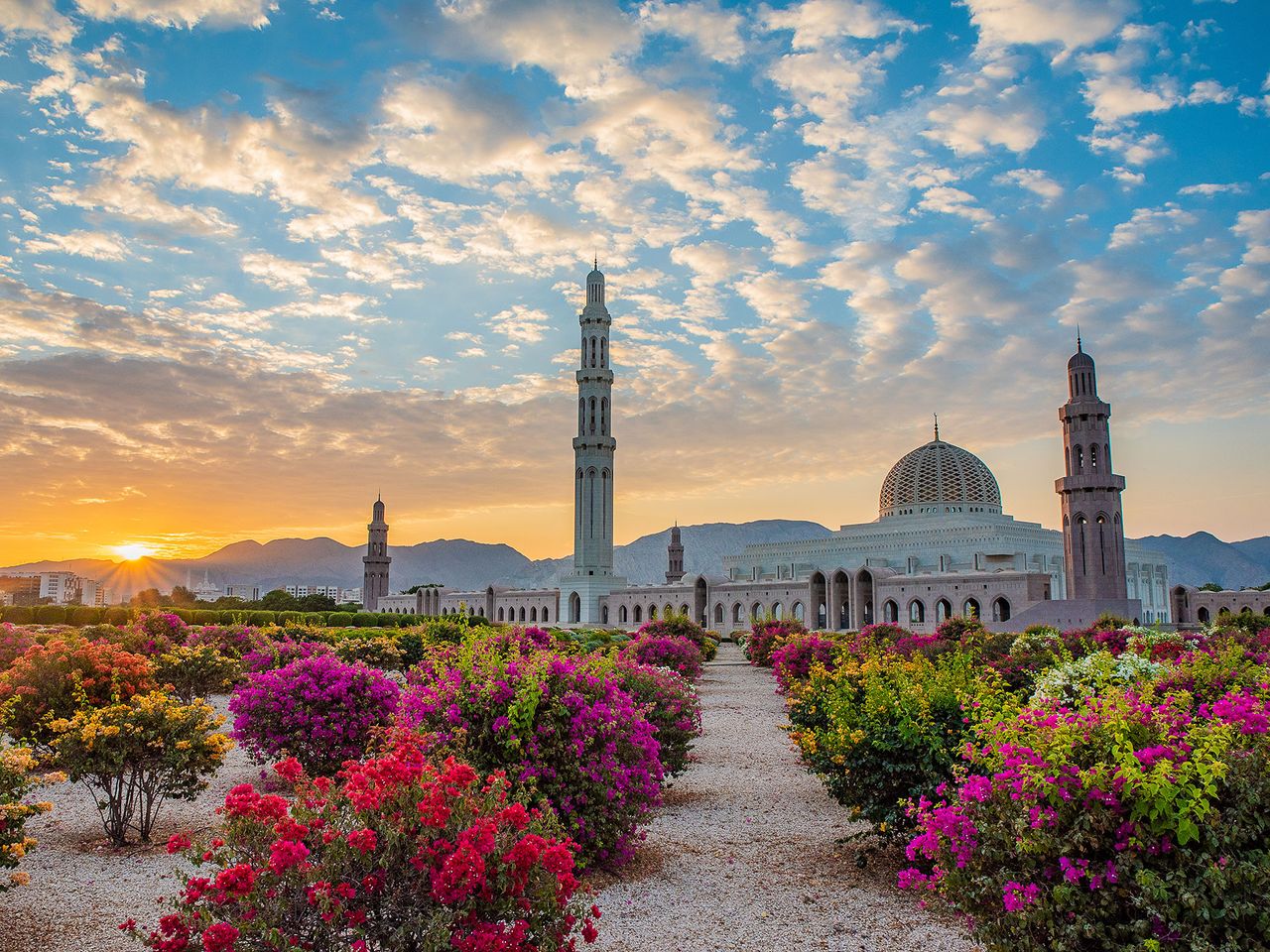 Sultan Qabus Moschee, Oman