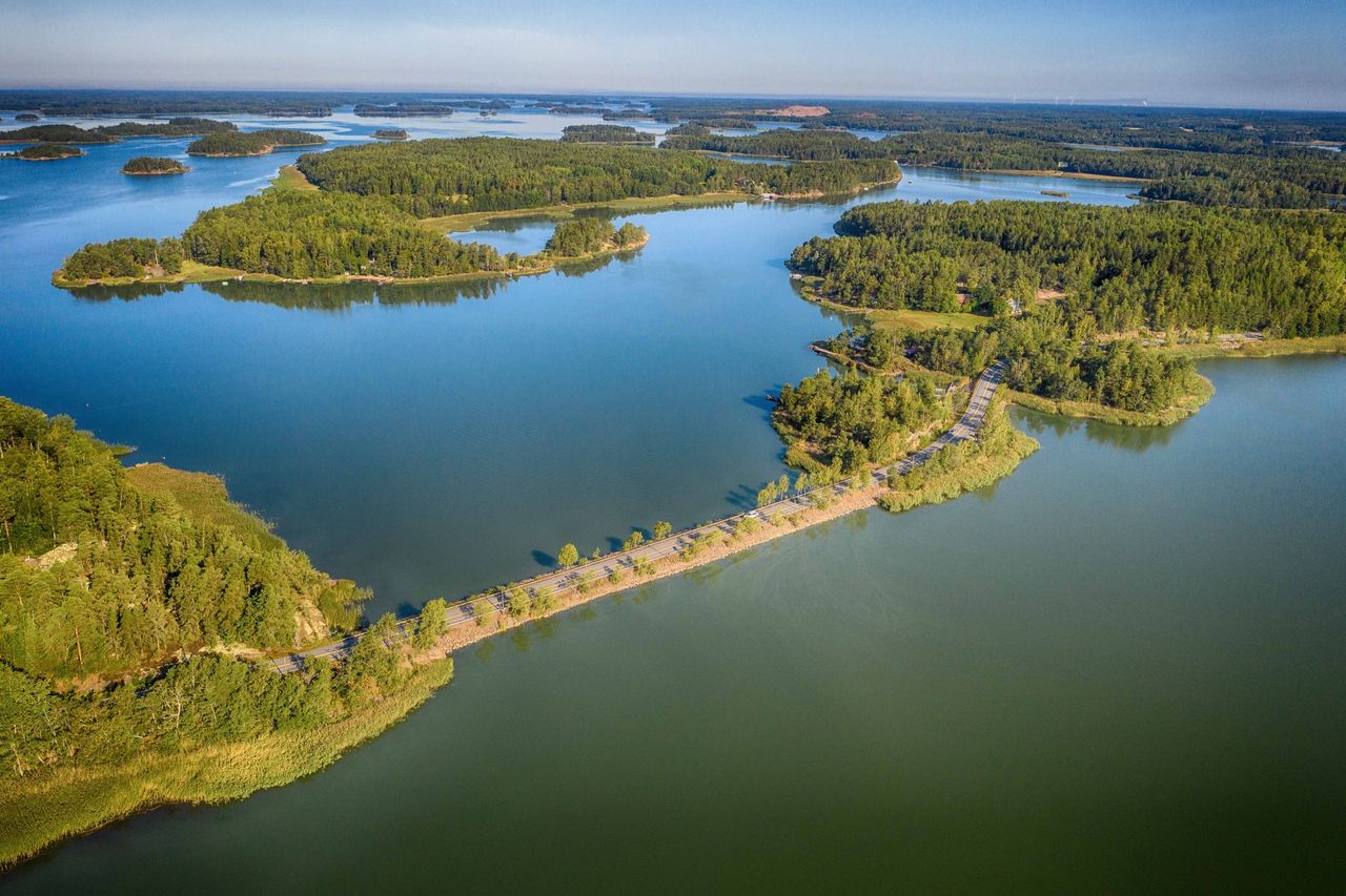 Blick auf Schären in Finnland