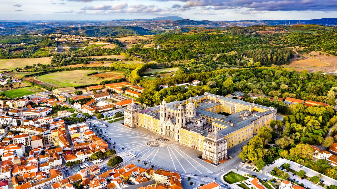 Palast von Mafra von oben