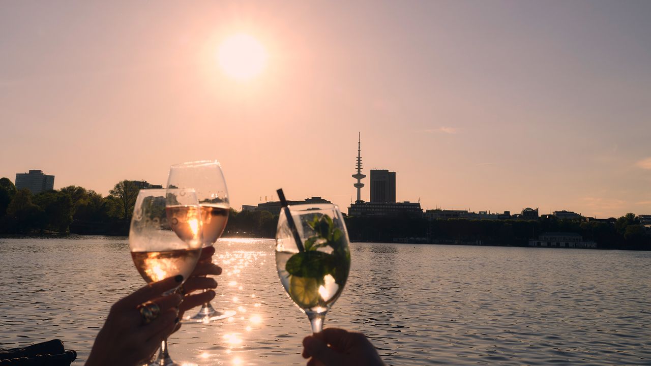 Sommer an der Alster, Hamburg