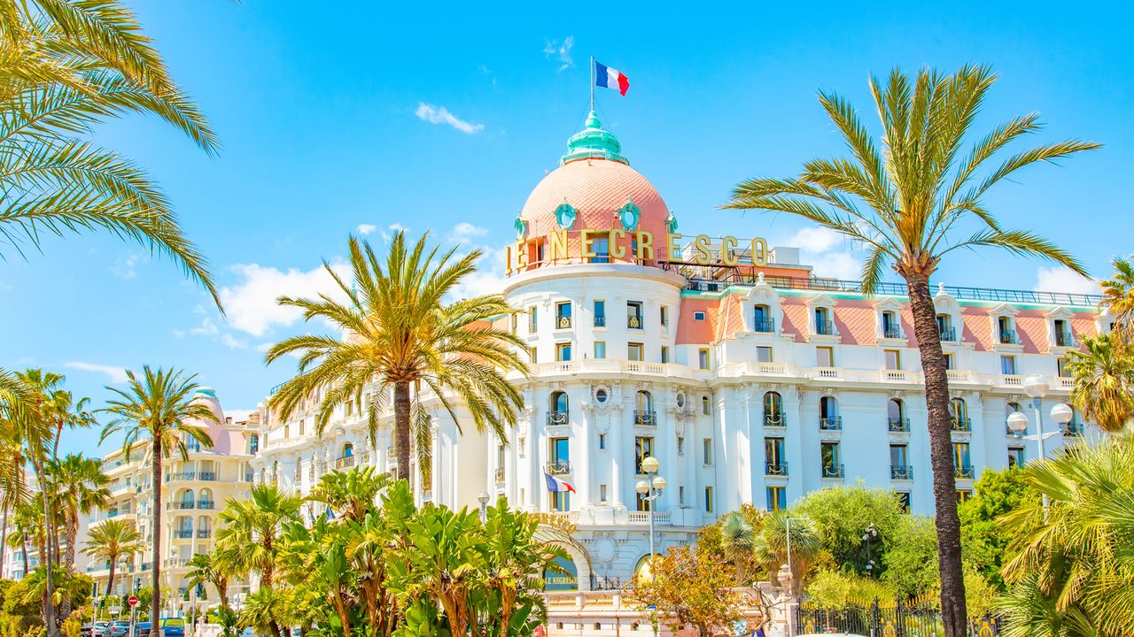 Le Negresco Hotel in Nizza, Frankreich