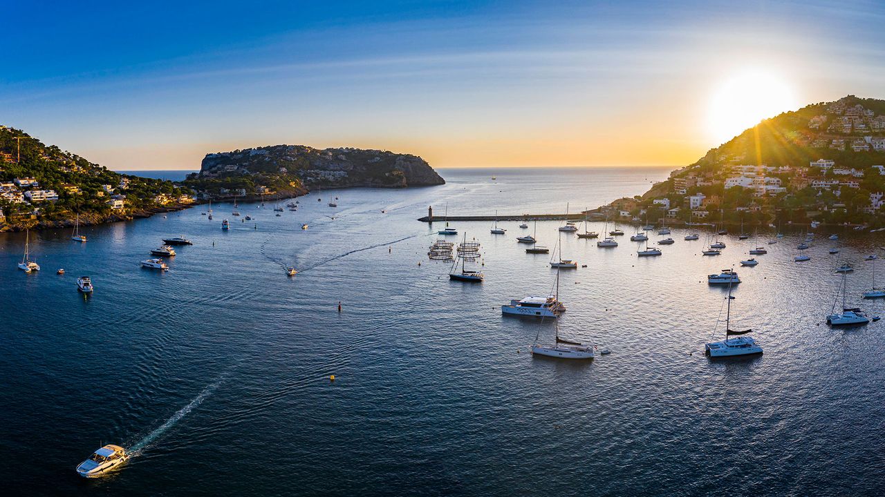 Luftaufnahme von Port d’Andratx