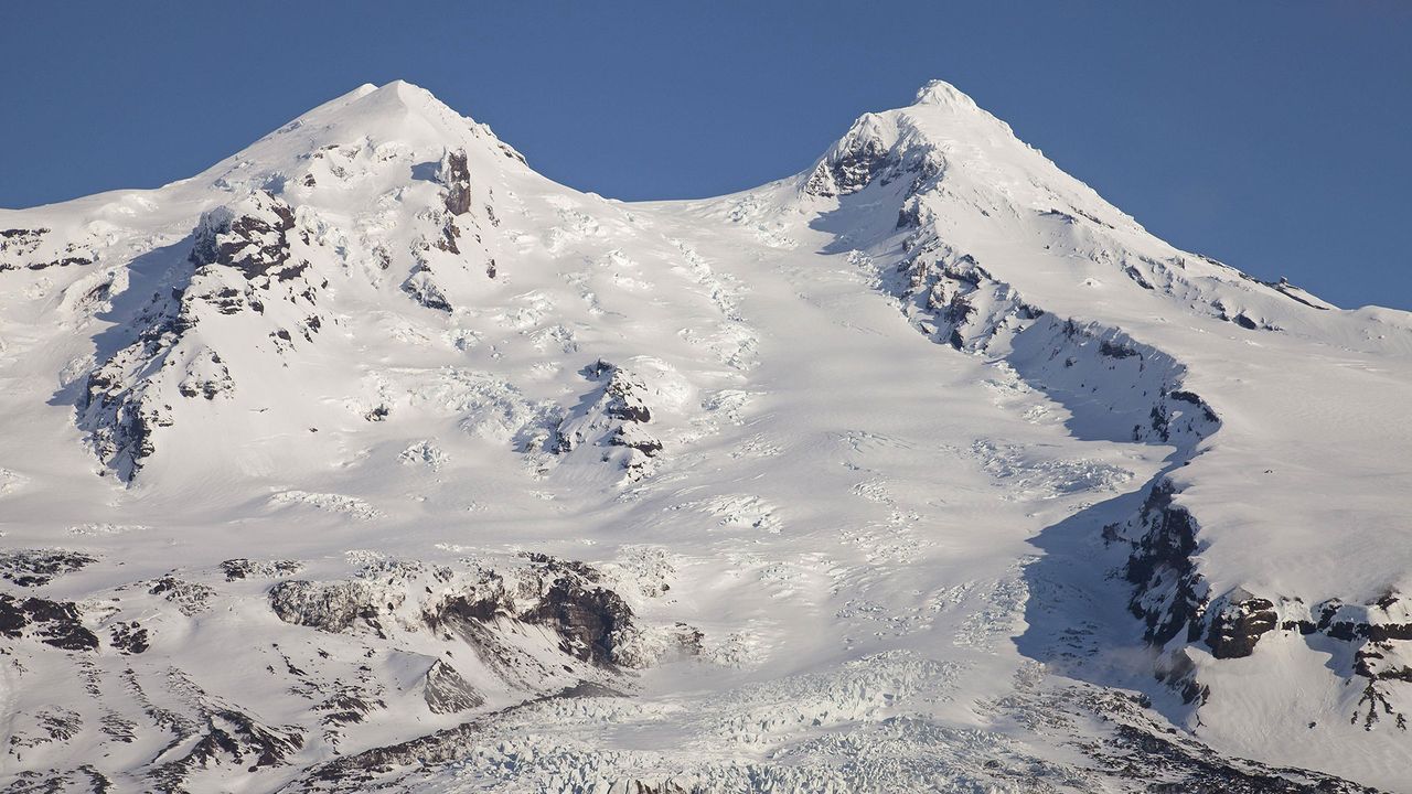 Weyprecht-Gletscher, Beerenberg, Vulkan auf Jan Mayen