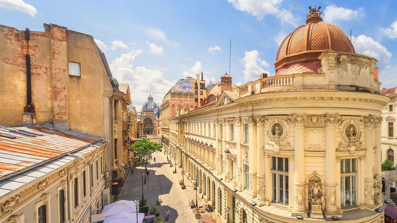 Blick auf die Altstadt von Bukarest