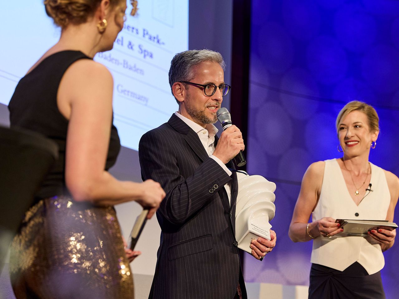  Antonia Aust, Stephan B&ouml;sch (Managing Director im Brenners Park-Hotel &Spa), Tinka Dippel