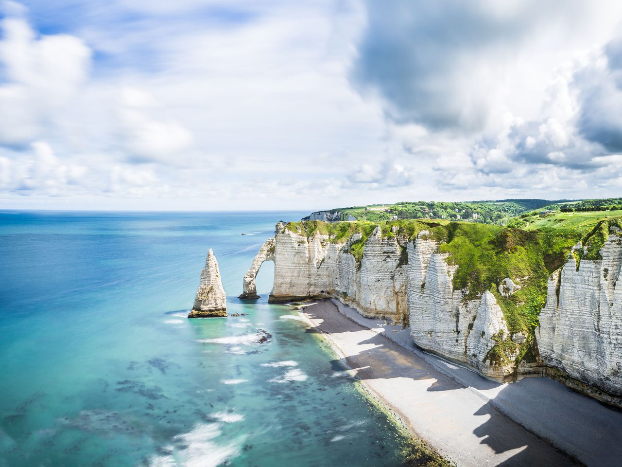Kreidefelsen an der Küste von Étretat