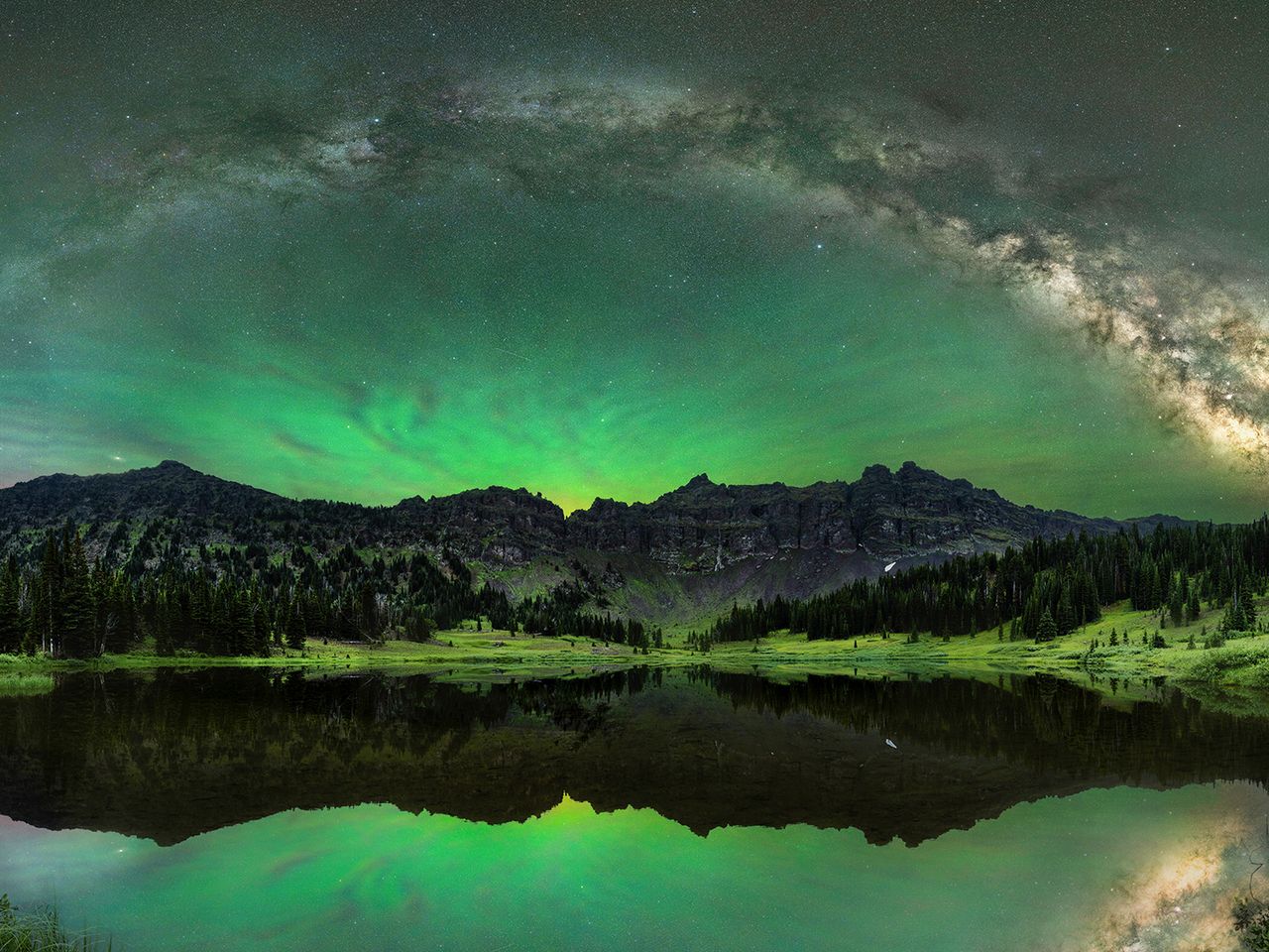 „Hyalite Twilight“ von Jake Mosher