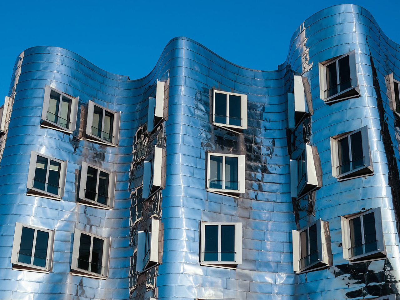 Krumme H&auml;user, Medienhafen D&uuml;sseldorf