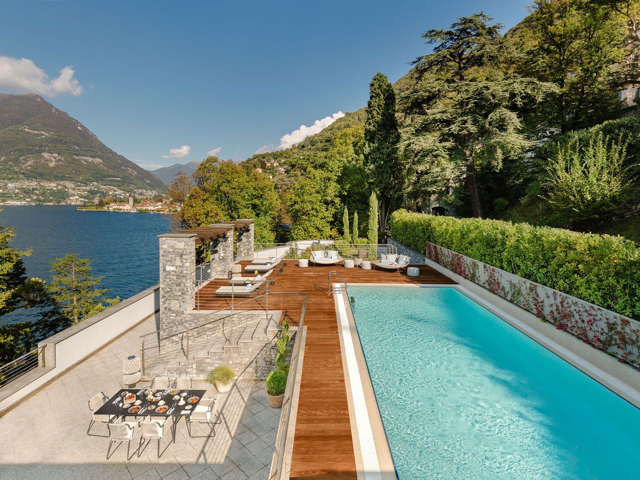 privater Pool der Panoramic Suite im Mandarin Oriental, Lake Como