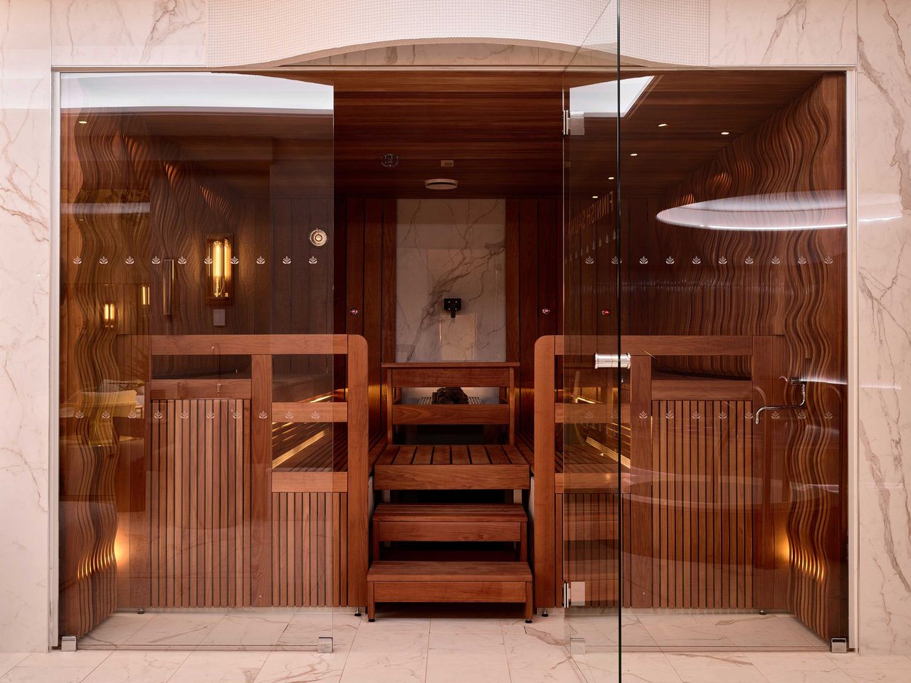 finnische Sauna im Waldorf Astoria Helsinki