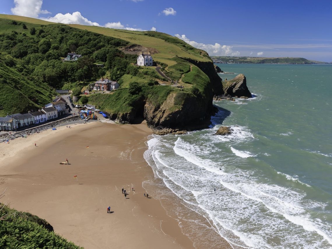 Llangrannog, Wales