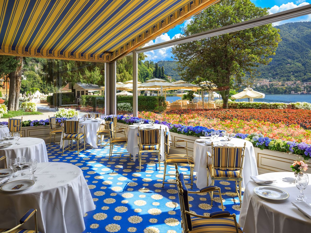 Veranda mit Seeblick, Villa d'Este