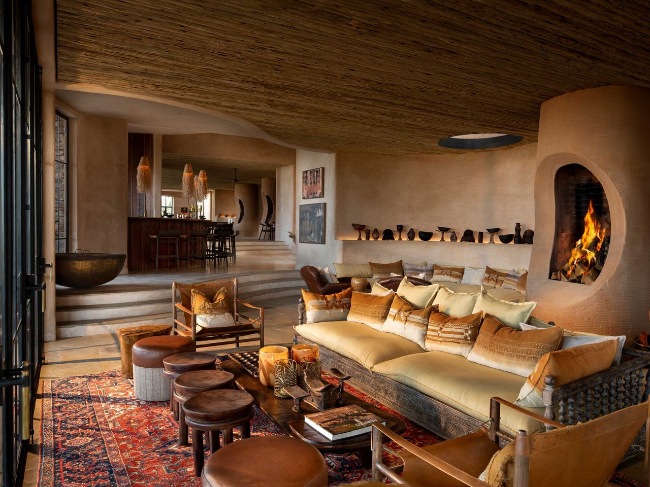 Lounge in der andBeyond Suyian Lodge