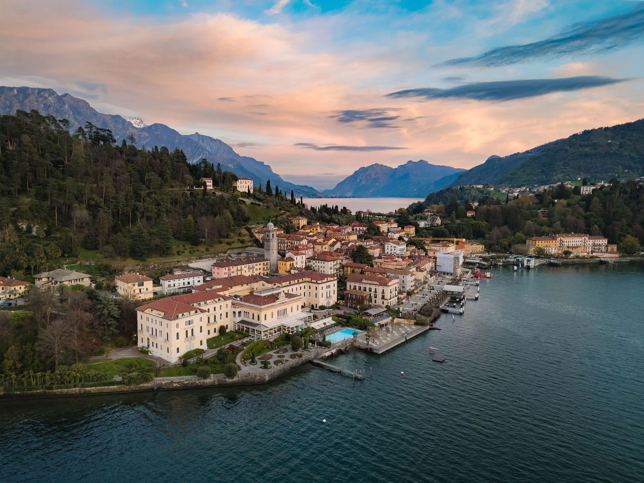 Villa Serbelloni, Luftaufnahme