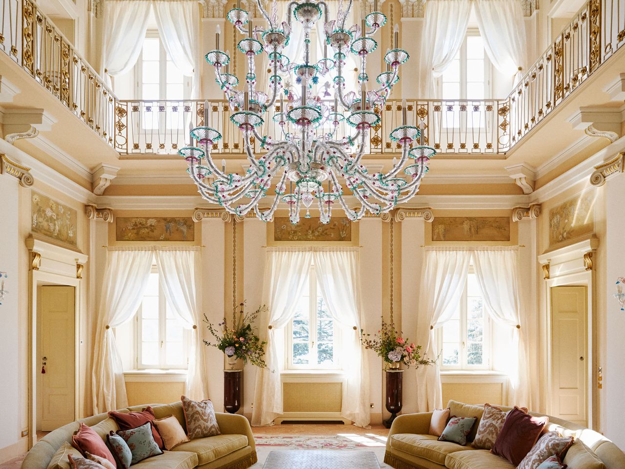 Sala della Musica in der Suite Bellini, Passalacqua