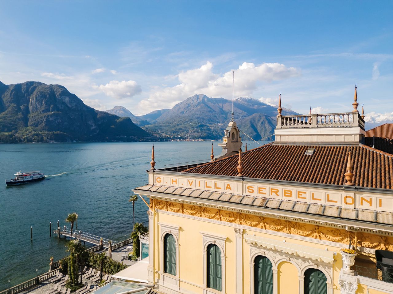 Villa Serbelloni und Comer See