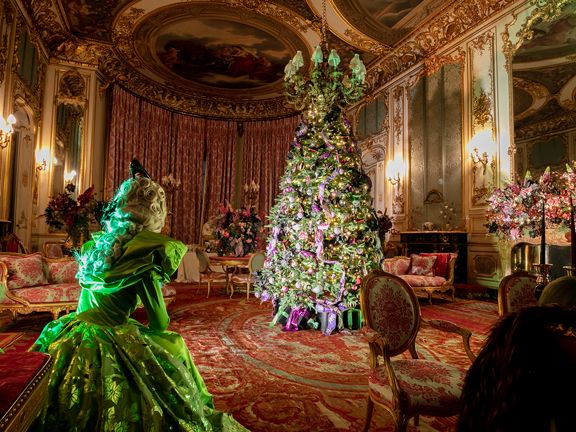 Der Elizabeth Saloon im Belvoir Castle