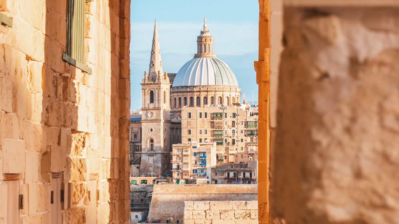 Blick auf die Altstadt von Valletta, Malta