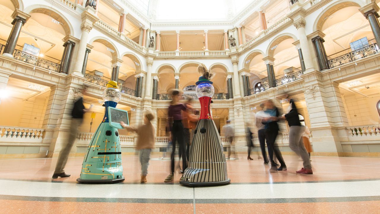 Innenansicht Museum f&uuml;r Kommunikation in Berlin