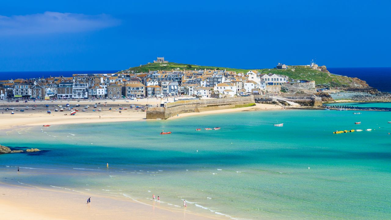 K&uuml;stenstadt St Ives in Cornwall