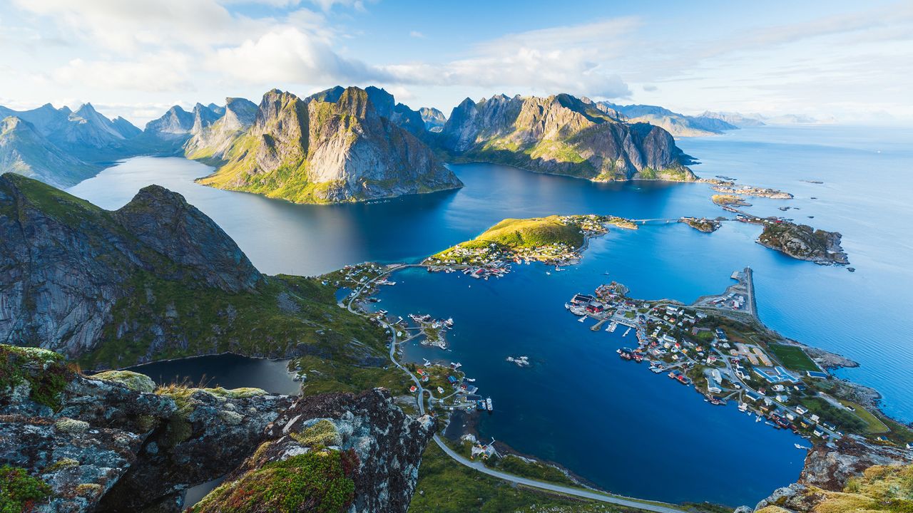 Blick auf Reine, Lofoten