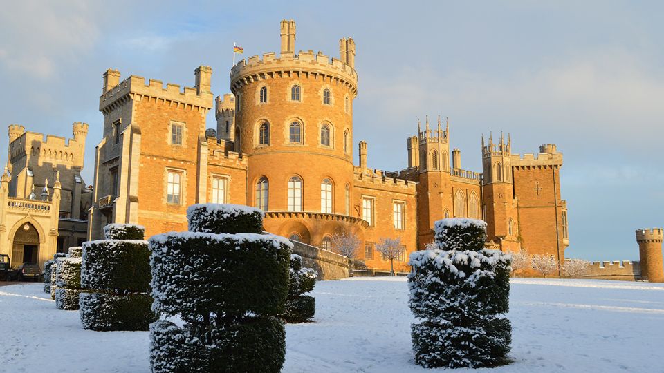 Belvoir Castle im Winter