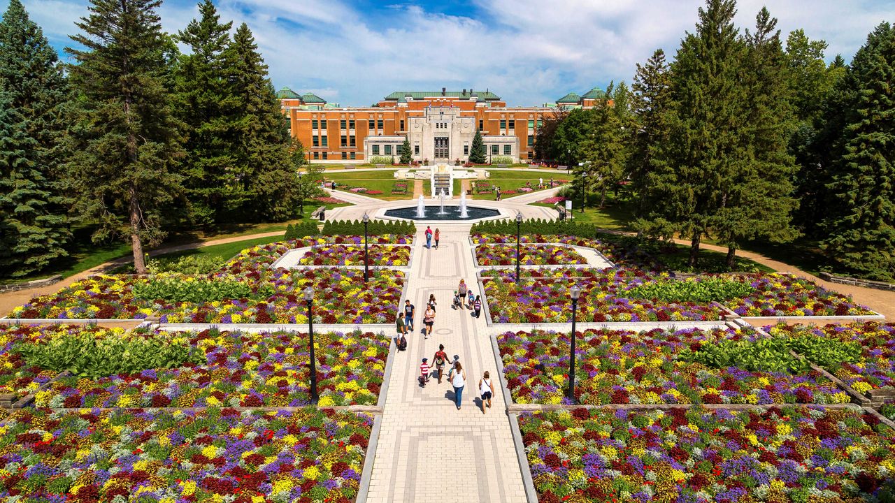 Luftaufnahme des Jardin botanique de Montr&eacute;al