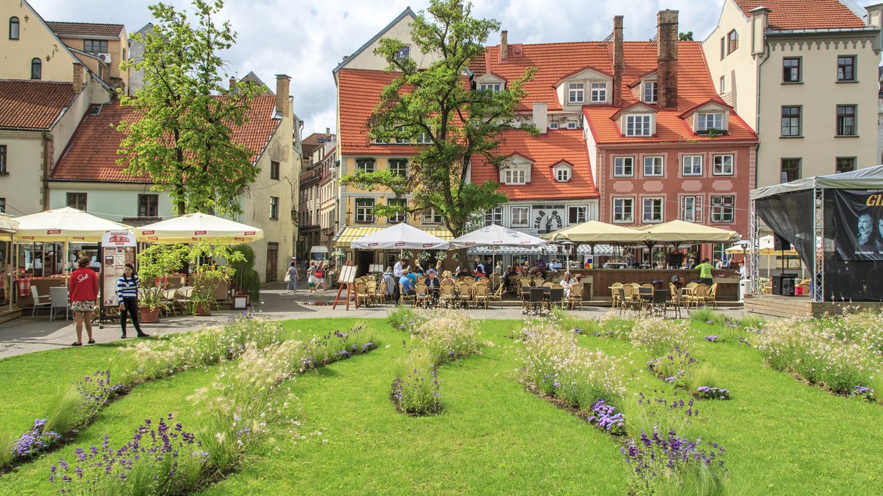 Livenplatz in Riga, Lettland