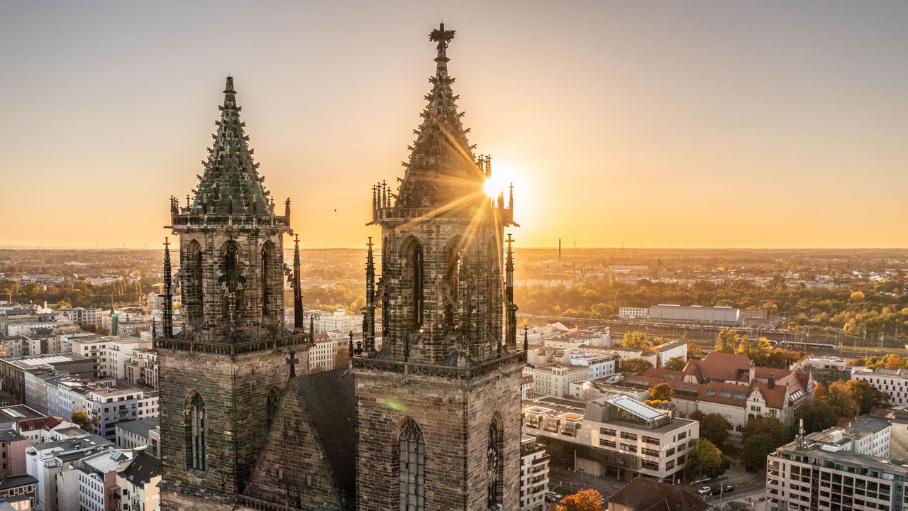 Magdeburger Dom an der Elbe, Sachsen-Anhalt