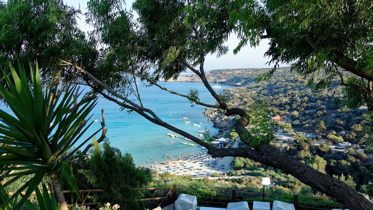 Blick auf die Konnos Bay, Zypern