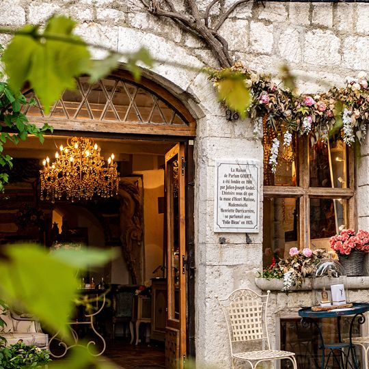 Malerischer Hauseingang in Saint-Paul-de-Vence