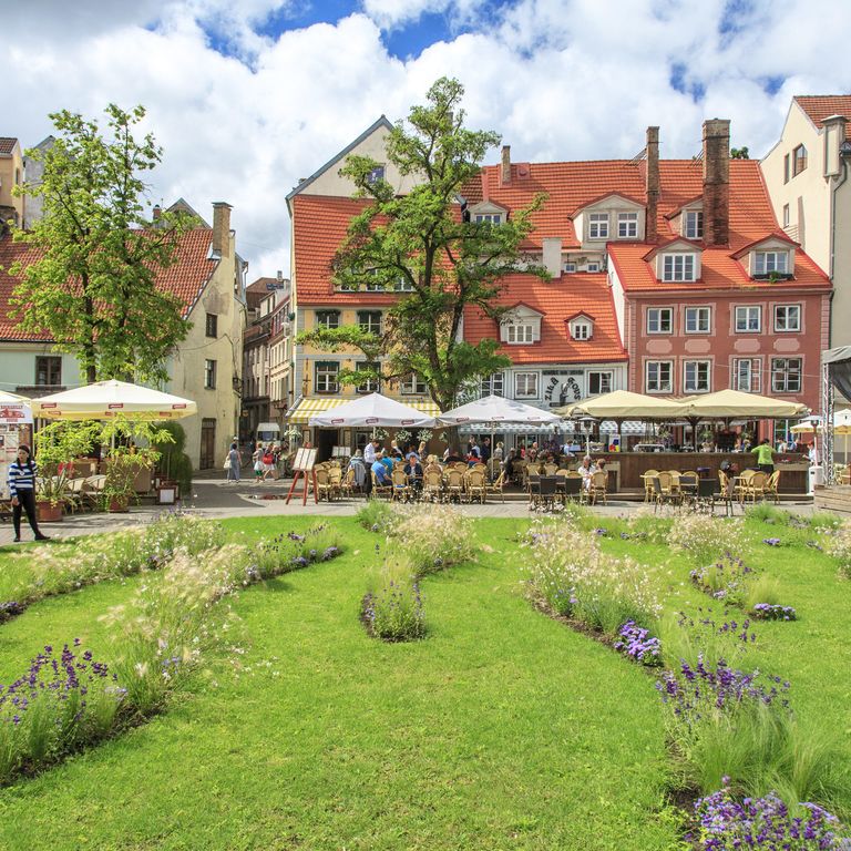 Livenplatz in Riga, Lettland